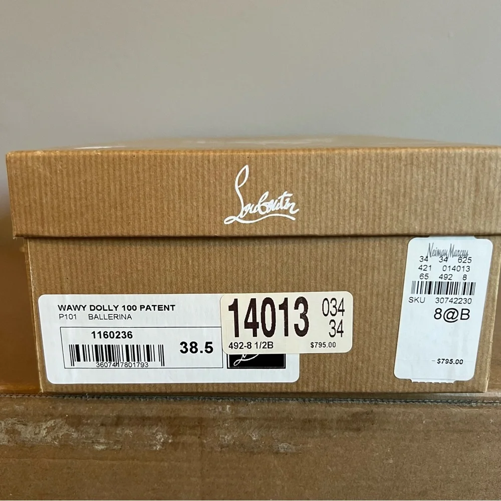 Christian Louboutin Baby Pink “Wawy Dolly 100mm” Stiletto Heels - Picture 9 of 11